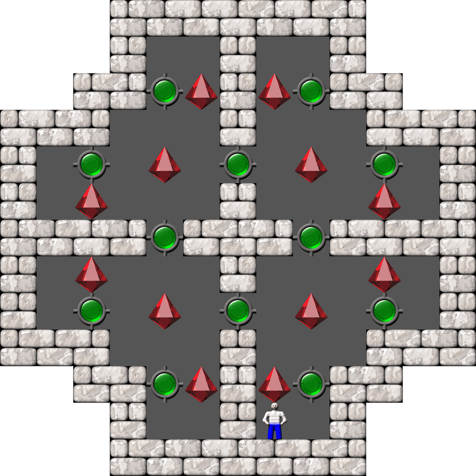 Сокобан Thinking Rabbit Arranged уровень 517